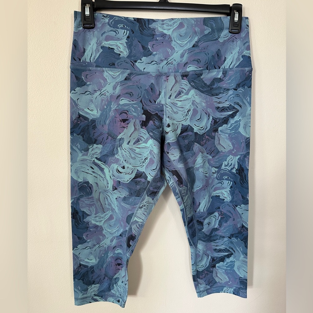 Lululemon Align 21” leggings Stencil Dreams Multi blue purple 14